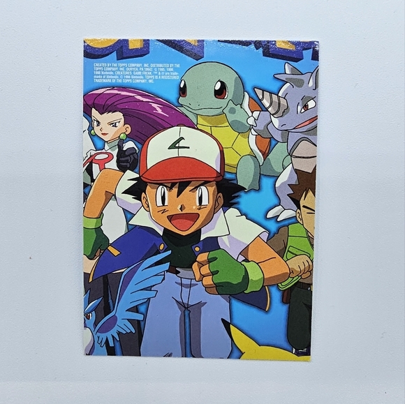 Pokemon 1999 TOPPS TV9 Jesse TV Animation Edition Card - Picture 4 of 4